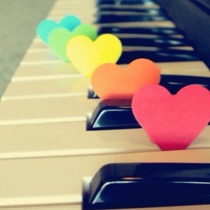 heart piano